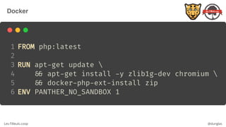 Les-Tilleuls.coop @dunglas
Docker
 
