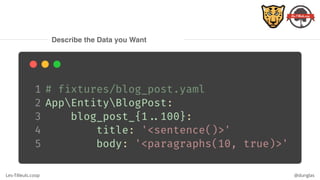 Les-Tilleuls.coop @dunglas
Describe the Data you Want
 