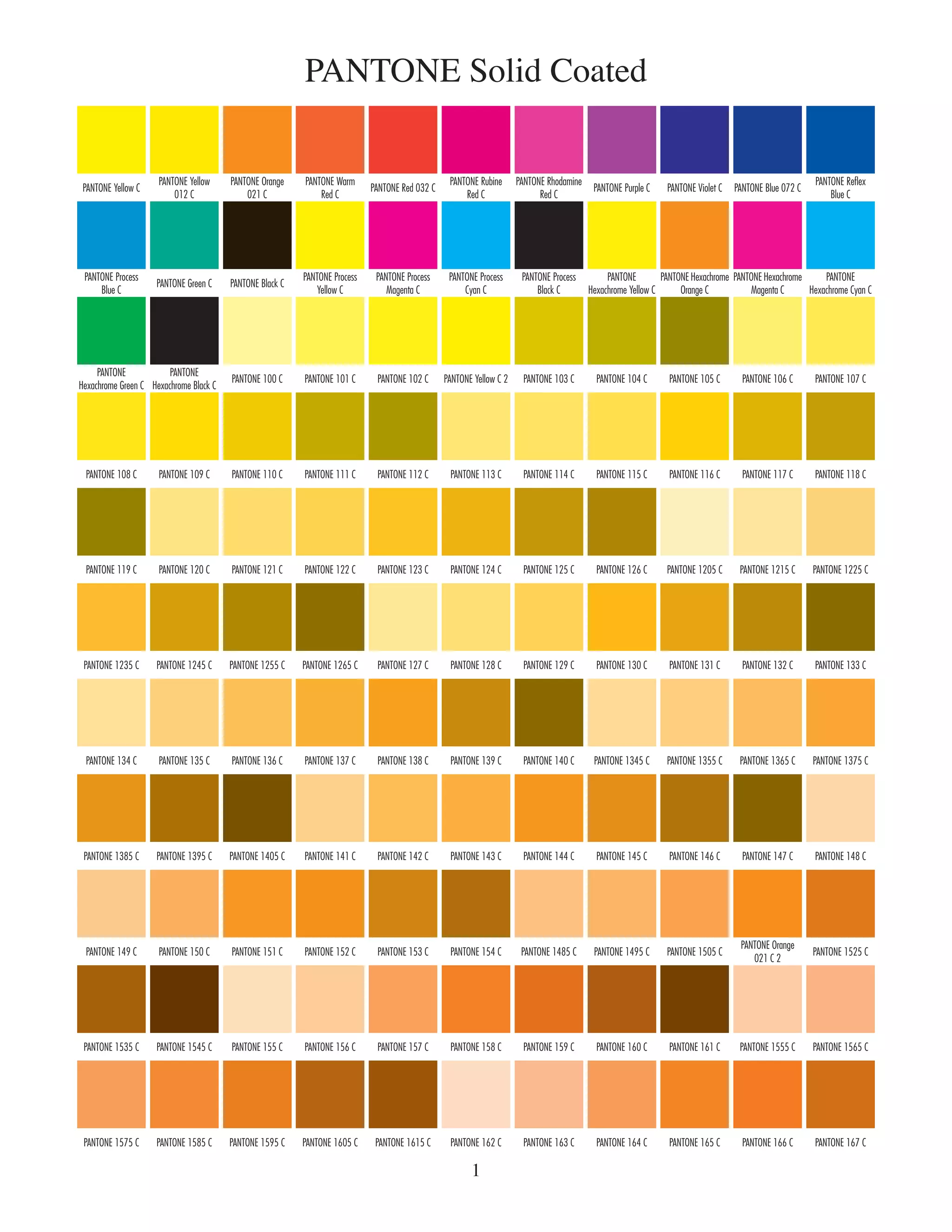 PANTONE LLICS Solid Coated 色見本 PANTONE Solid Coated | PDF