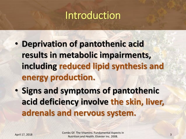 View of Pantothenic acid deficiency and toxicity | PPSX | Digestive Disorders ...