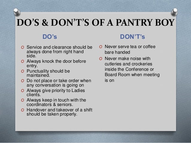 Pantry Service