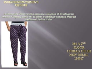 Indiatrendzs Women's Printed Trouser