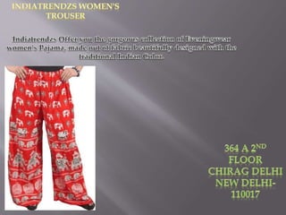 Indiatrendzs Women's Printed Trouser
