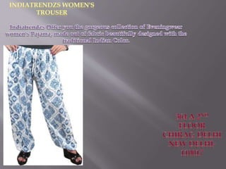 Indiatrendzs Women's Printed Trouser
