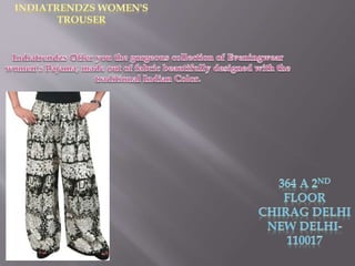 Indiatrendzs Women's Printed Trouser