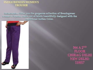 Indiatrendzs Women's Printed Trouser