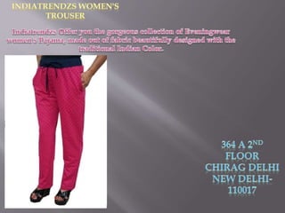 Indiatrendzs Women's Printed Trouser