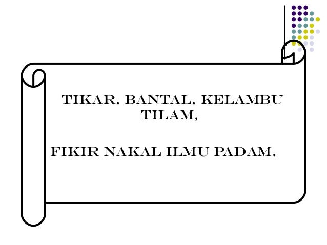 Pantun Nakal  belajar seni dan Tari kreasi indonesia