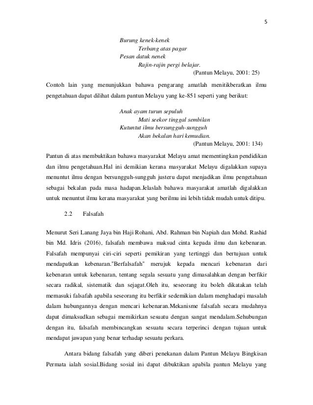 PANTUN MELAYU: BINGKISAN PERMATA PANTUN MELAYU: BINGKISAN PERMATA
