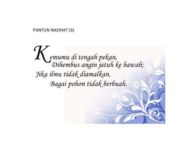 Pantun Nasihat