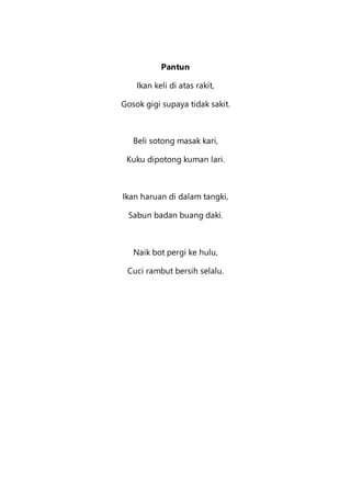 Pantun Dua Kerat Lawak - SkylerropFriedman