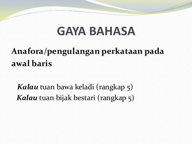 Pantun empat kerat