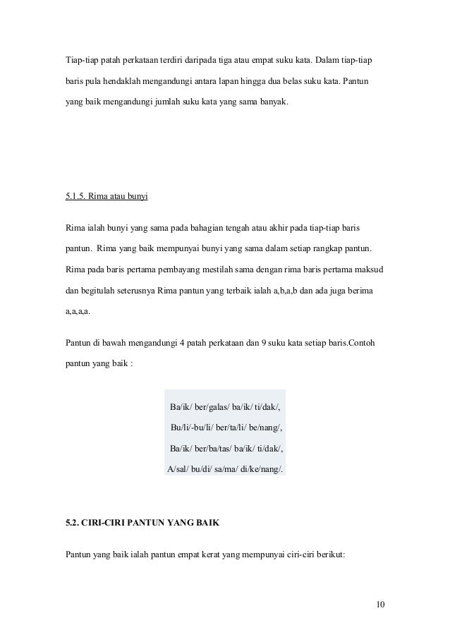 Gratis Download Gambar Pantun Empat Kerat Terupdate oleh Cikimm.com
