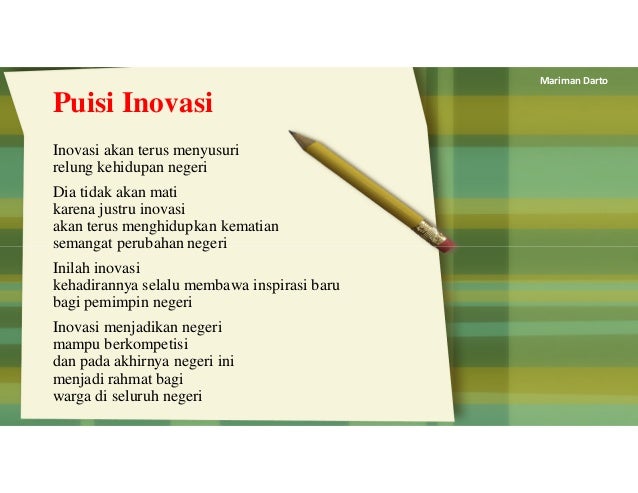 Pantun Inovasi Administrasi Negara