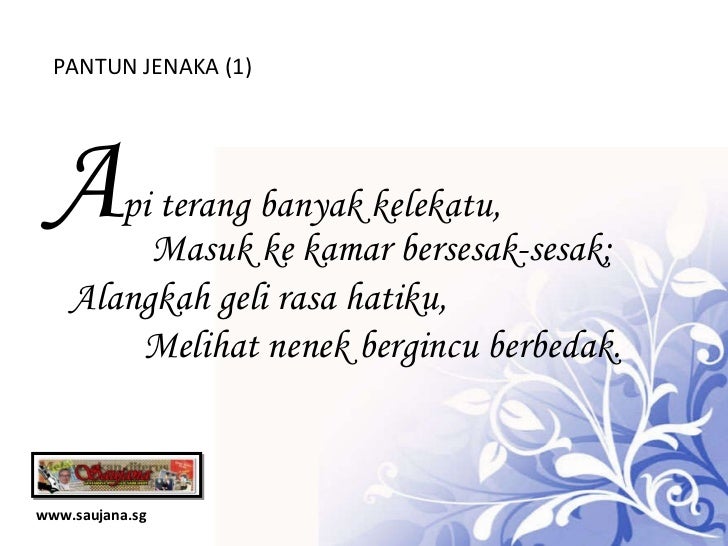 Pantun Jenaka
