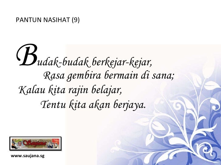 Pantun Nasihat