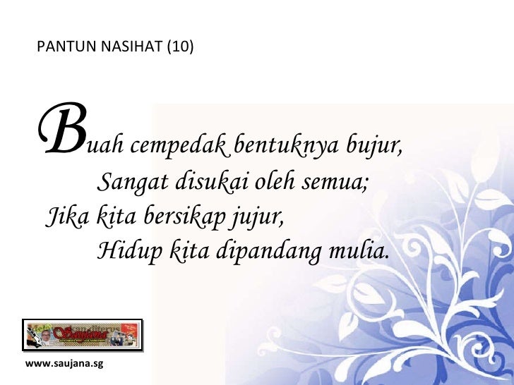 Pantun Nasihat