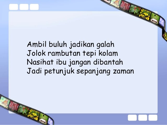 Pantun Nasihat