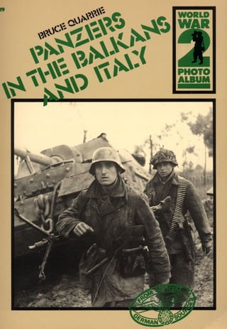 Panzers in the balkans and Italy