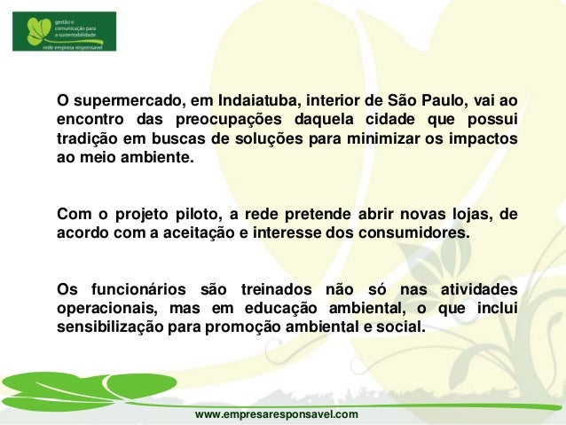 Pao De Acucar Mercado Sustentavel