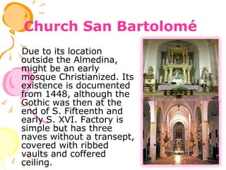 Some churches in Baena