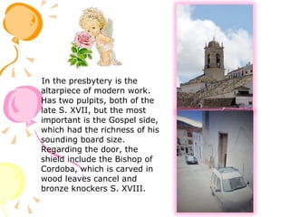 Some churches in Baena