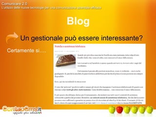 Blog Un gestionale può essere interessante? Certamente si…. 