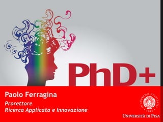 Paolo Ferragina
Prorettore
Ricerca Applicata e Innovazione
 