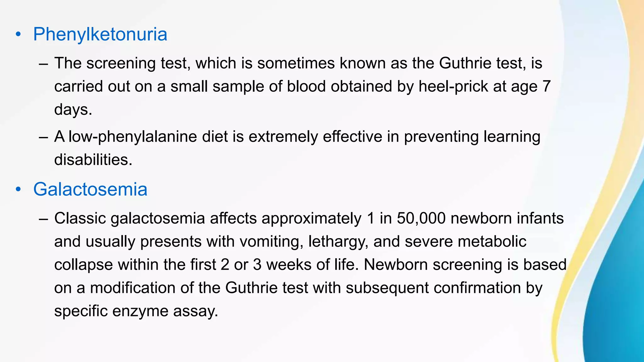 Newborn screening | PPTX