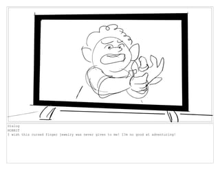 Dialog
HOBBIT
I wish this cursed finger jewelry was never given to me! I?m no good at adventuring!
 