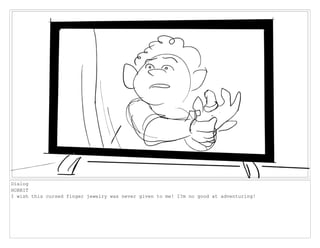 Dialog
HOBBIT
I wish this cursed finger jewelry was never given to me! I?m no good at adventuring!
 