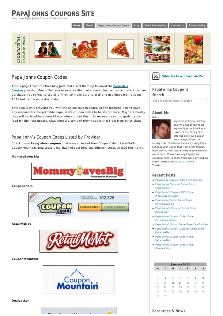 Papa johns coupon code nc