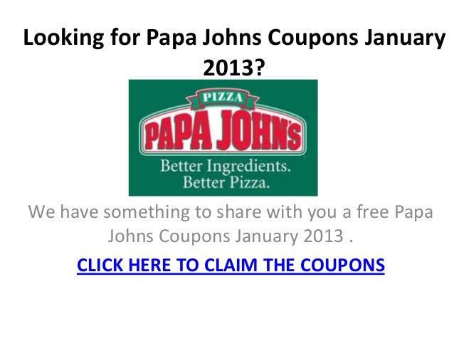 50 off papa johns coupon
