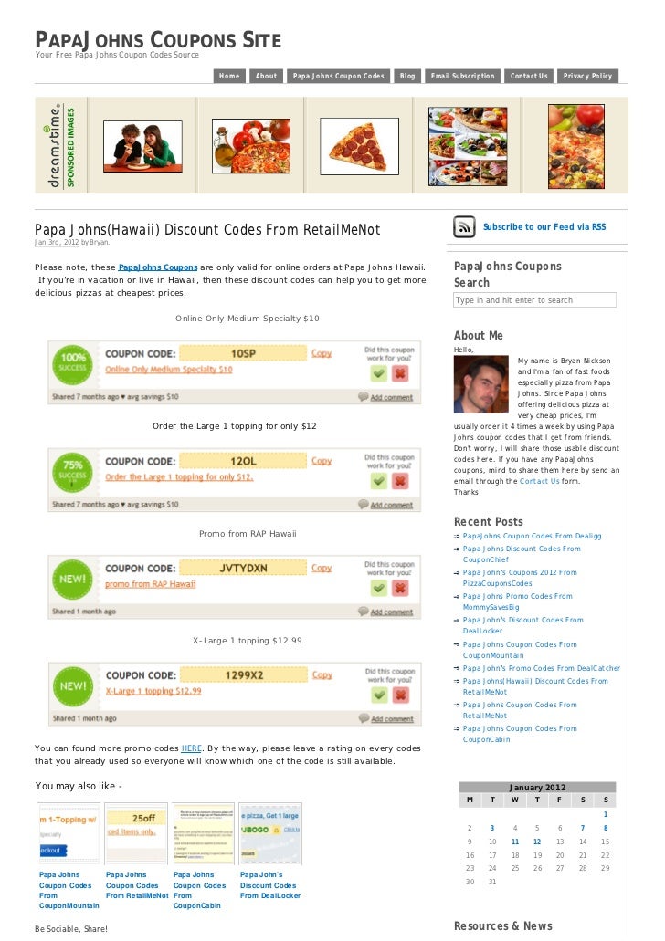 papa johns hawaii discount