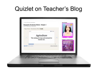 Quizlet on Teacher’s Blog
 