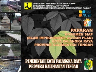 Slum Improvement Action Plan (SIAP) NUSP2 Kota Palangka Raya