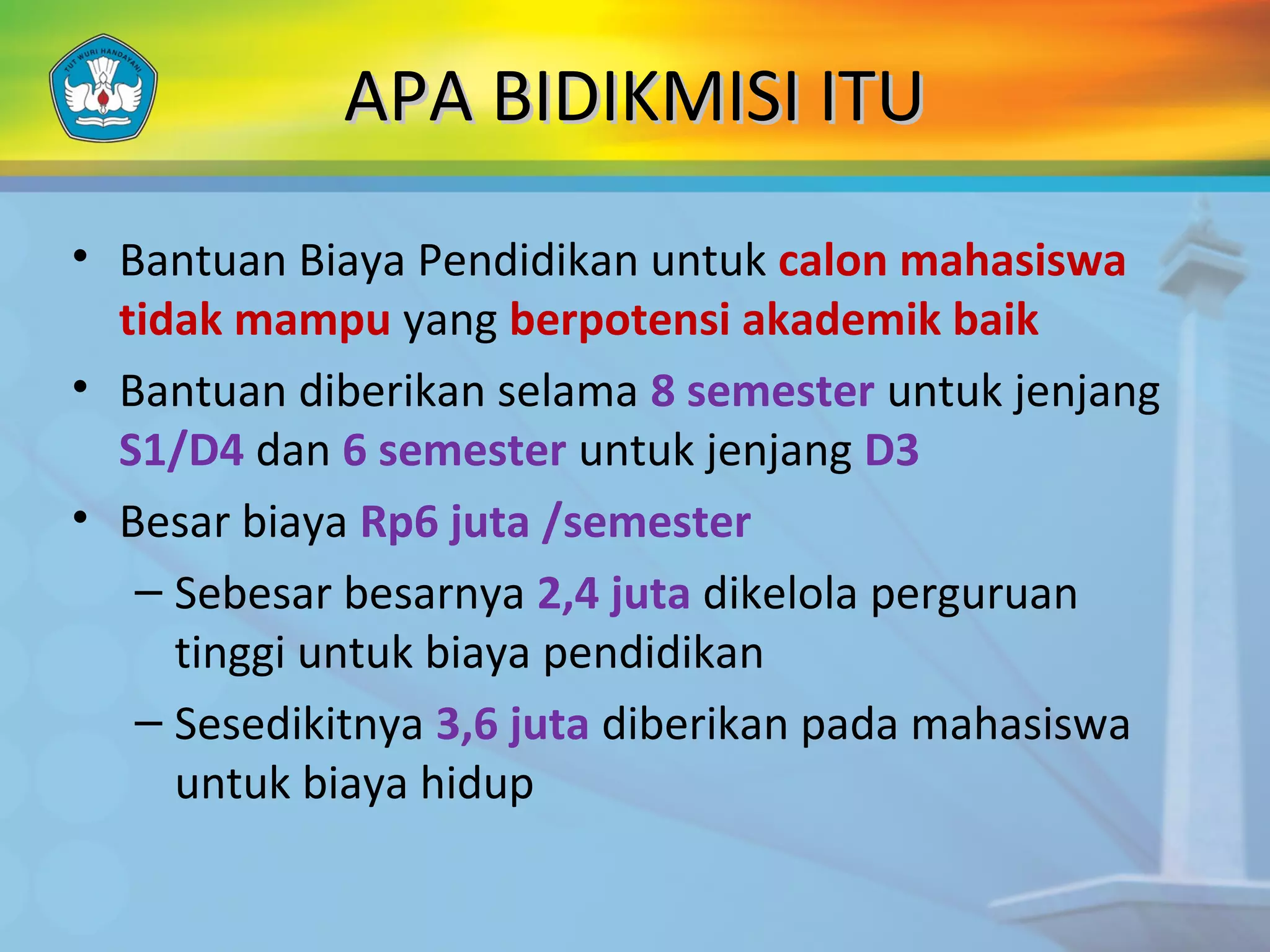 Beasiswa Bidikmisi: Membuka Pintu Pendidikan Tinggi bagi Generasi Muda Berprestasi dari Keluarga Kurang Mampu