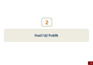 2

Hasil Uji Publik




                   71
 