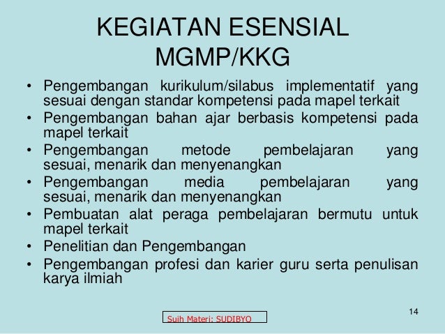 Paparan mgmp PAI DI SMPN 14 BEKASI