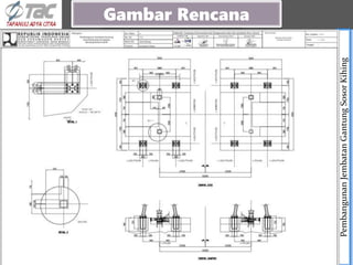 Pembangunan
Jembatan
Gantung
Sosor
Kihing
LONG SECTION
Gambar Rencana
 