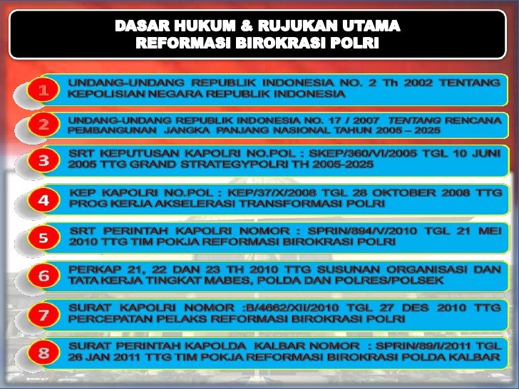 Download rencana aksi program reformasi birokrasi polri nasional