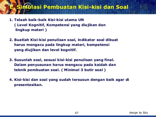 Paparan Penyusunan Soal Hots