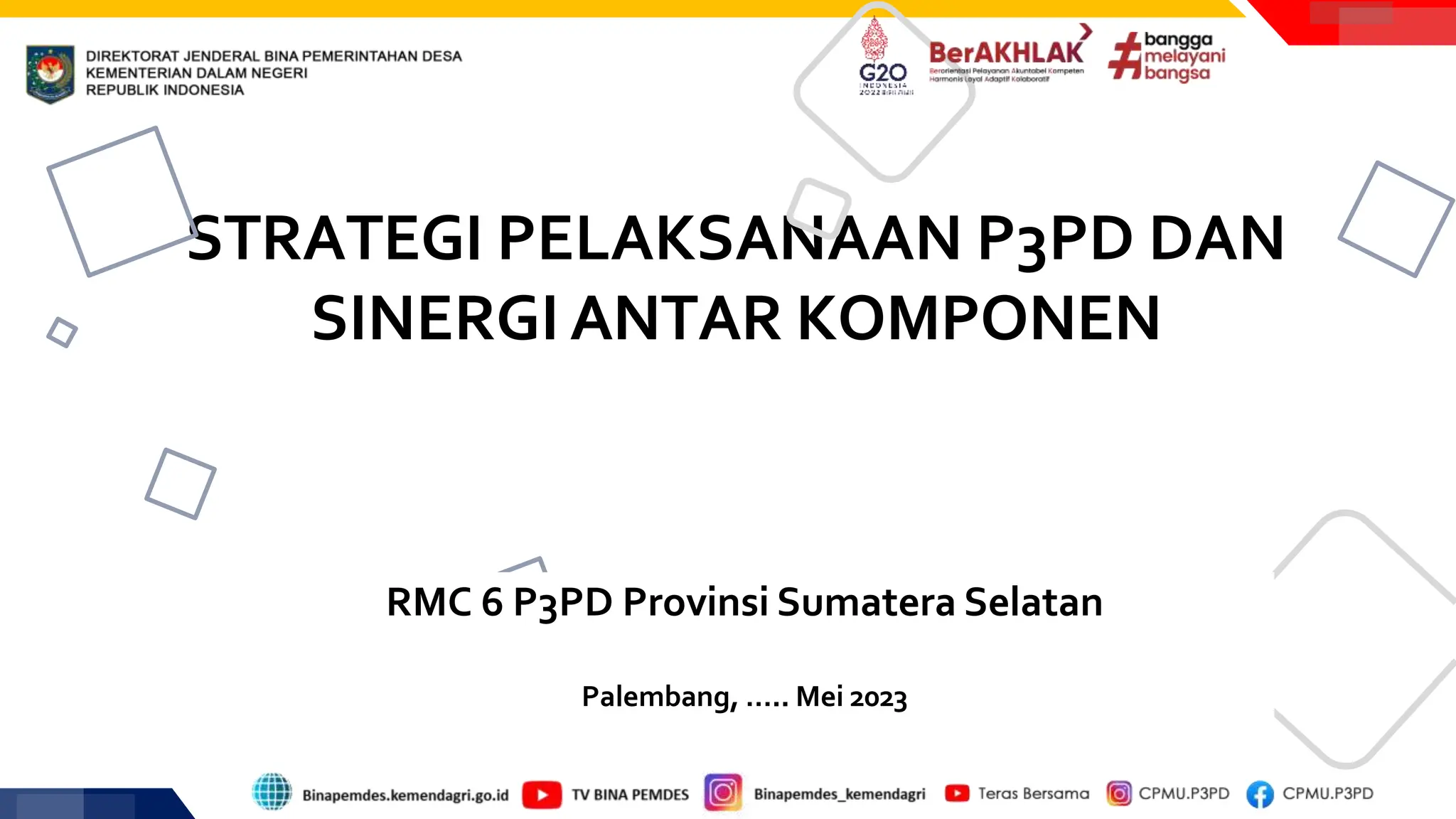 Strategi Pelaksanaan Dan Sinergi Antar Komponen P3pd Pptx