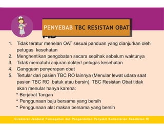 Comprehensive Tuberculosis (TBC) Control and Prevention Program by ...