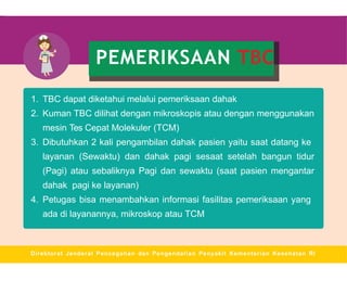 Rtl Program Tbc Comprehensive Tuberculosis (TBC) Control Program by Indonesian Ministry ...