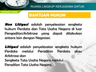 Paparan tupoksi datun kejari malra - Copy.ppt