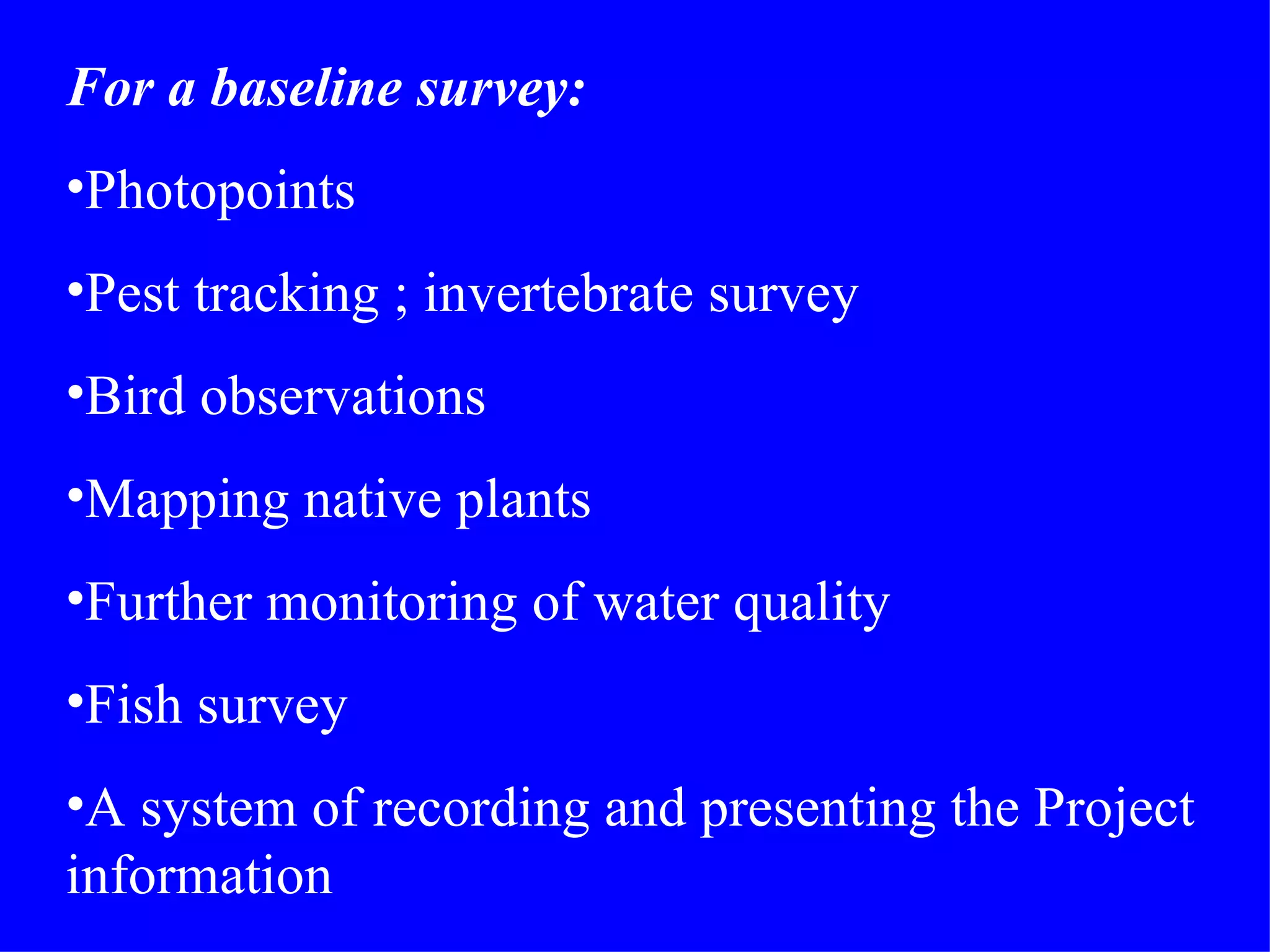 Papatoetoe stream project ppt