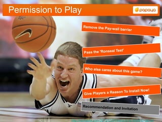 Permission to Play




               http://rechabite.com/2012/03/01/there-is-no-there-to-get-to/
 