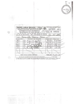 Papelaria Brasil Nf 000192