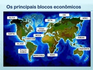 Os principais blocos econômicos
 